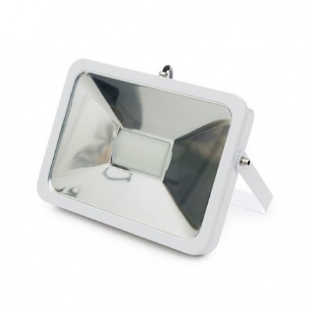 Proyector Exterior Led extraplano blanco 6500K
