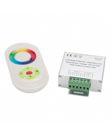 Controlador Dimmer Tactil para tiras Led RGB 12/24VDC 216/432W