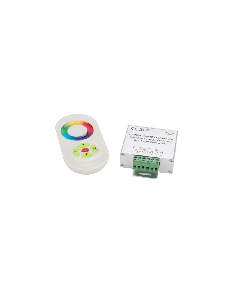 Controlador Dimmer Tactil para tiras Led RGB 12/24VDC 216/432W